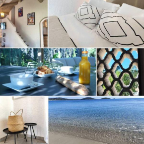 Villa 75m2, cosy, climatisé, 200m plage, parking